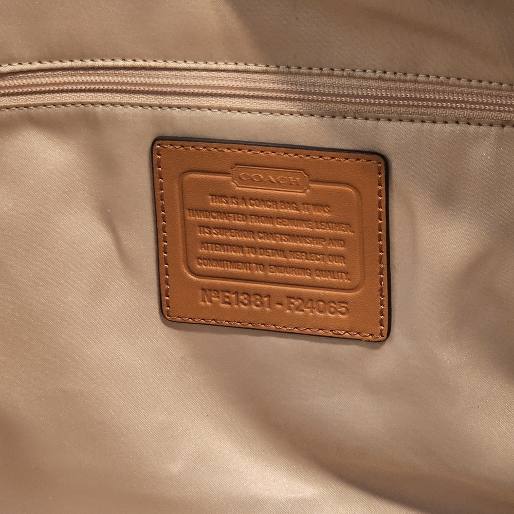 Coach Carrie Colorblock Leather Shoulder Bag - Picture 10 of 16